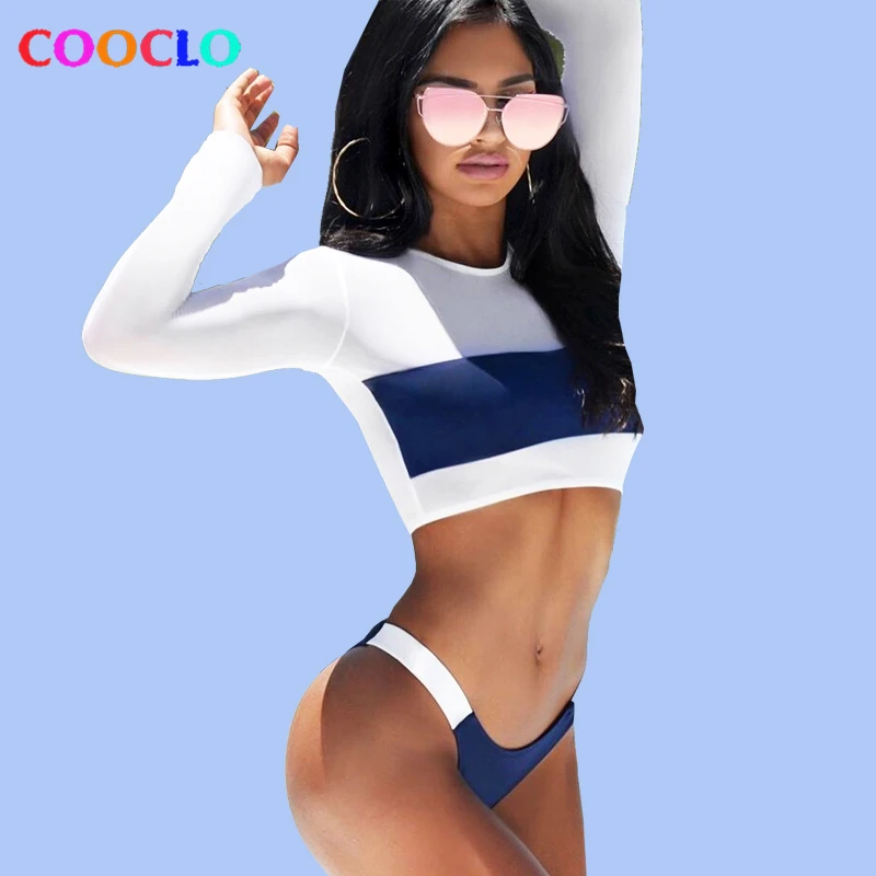 2019 Transparent Long Sleeve Bikini Women Crop Top Two Piece Swimsuit Mesh High Cut Bathing Suit Thong Bottom Brazilian Swimwear
2019 Transparent Long Sleeve Bikini Women Crop Top Two Piece Swimsuit Mesh High Cut Bathing Suit Thong Bottom Brazilian Swimwear