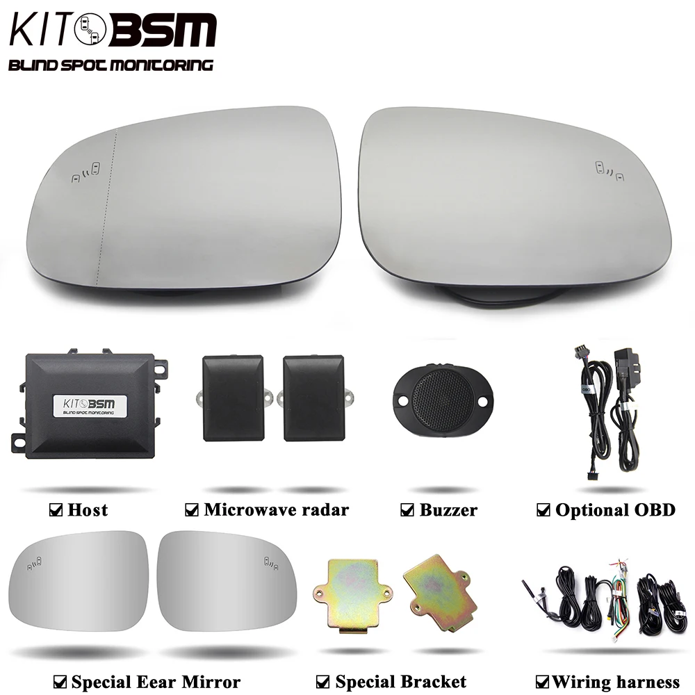 Anti-collision device for Volvo BSD microwave 24GHZ vehicle blind spot detection Safety Warning Sensor Kitbsm with mirror
Anti-collision device for Volvo BSD microwave 24GHZ vehicle blind spot detection Safety Warning Sensor Kitbsm with mirror