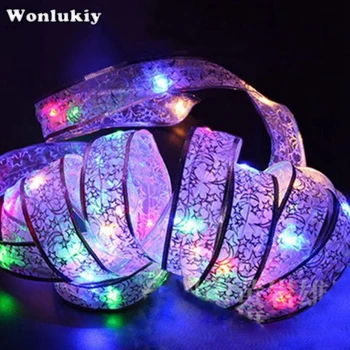 Lace Ribbon Led String Light Christmas Tree Party Cloth Gift Decor 4M 4Colors for Party Gift Bow Box Fairy Night Light Trendy
Lace Ribbon Led String Light Christmas Tree Party Cloth Gift Decor 4M 4Colors for Party Gift Bow Box Fairy Night Light Trendy