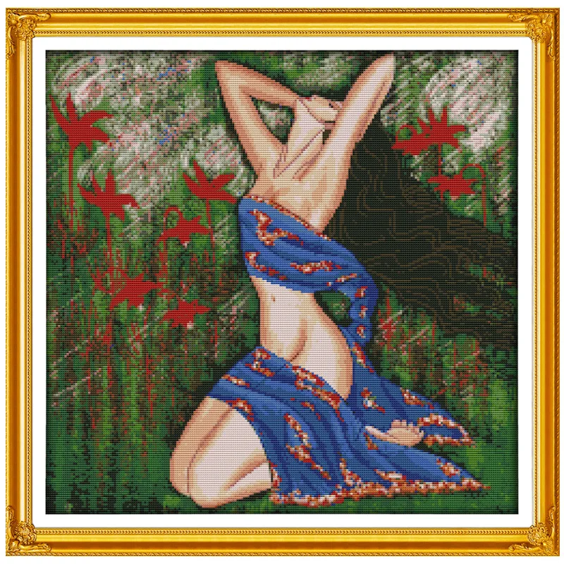 Dancing Lightly and Flying(2) Printed Canvas DMC Counted Cross Stitch Kits printed Cross-stitch set Embroidery Needlework
Dancing Lightly and Flying(2) Printed Canvas DMC Counted Cross Stitch Kits printed Cross-stitch set Embroidery Needlework
