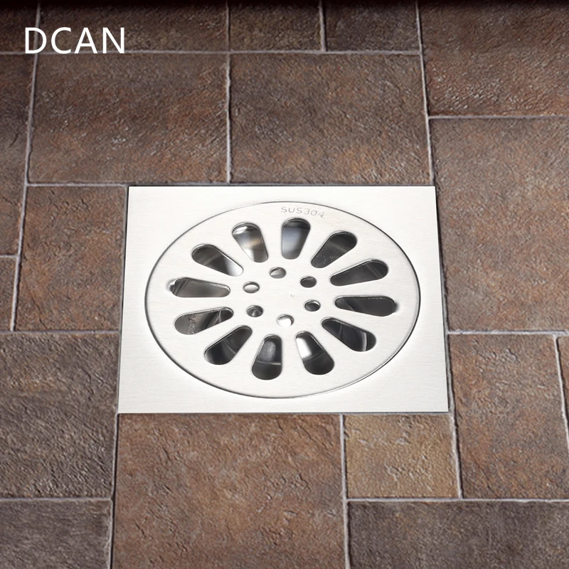DCAN Floor Drain SUS304 Square Shower Drainer Grate Waste Tile Insert Square Floor Waste Grates Bathroom Drains Drain Strainers
DCAN Floor Drain SUS304 Square Shower Drainer Grate Waste Tile Insert Square Floor Waste Grates Bathroom Drains Drain Strainers