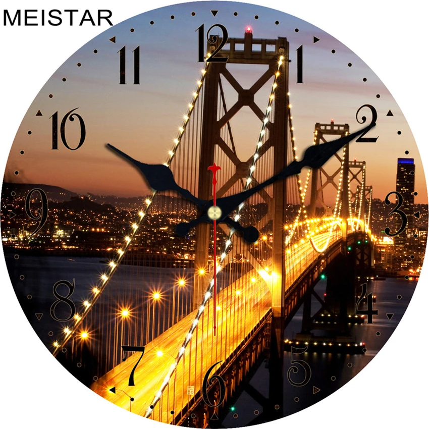 Vintage Wall Clocks Scenery Design Silent Corridor Cafe Office Kitchen Home Watches Home Decor Large Wall Clock No Ticking Sound
Vintage Wall Clocks Scenery Design Silent Corridor Cafe Office Kitchen Home Watches Home Decor Large Wall Clock No Ticking Sound