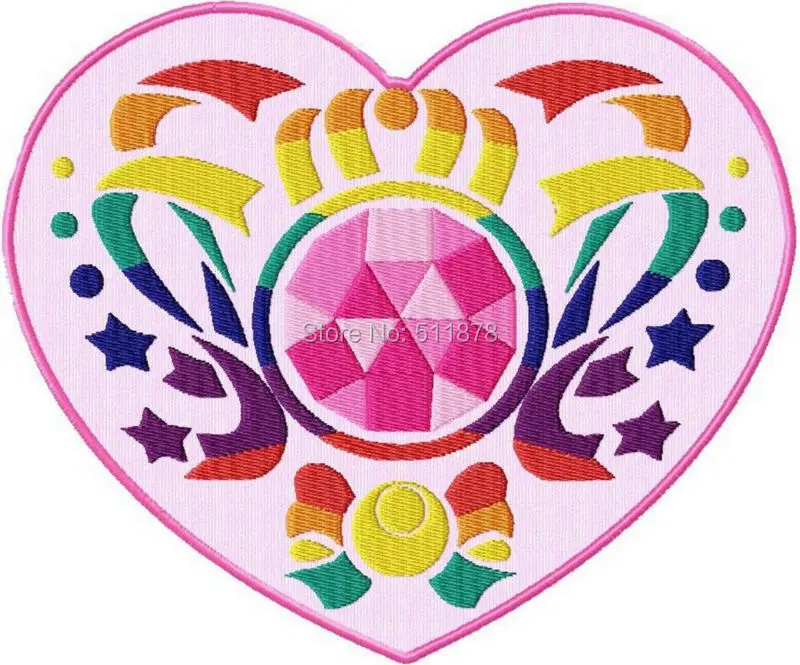 6" LARGE Sailor Moon Crystal Heart Locket Animated Anime TV MOVIE SERIES EMBROIDERED Girl Dress Iron On Patch Applique
6" LARGE Sailor Moon Crystal Heart Locket Animated Anime TV MOVIE SERIES EMBROIDERED Girl Dress Iron On Patch Applique