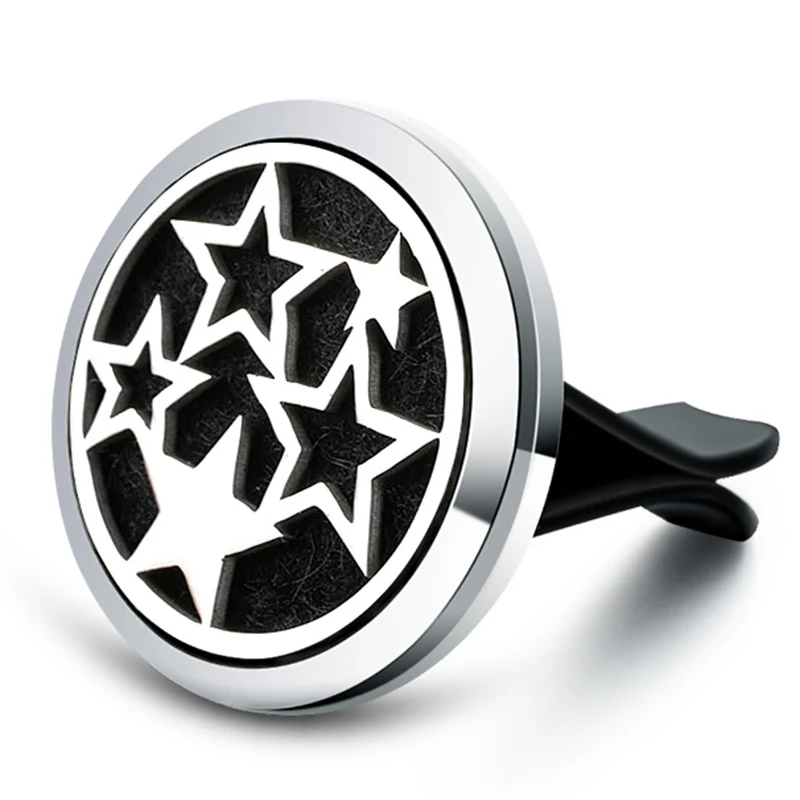 MODKISR 30MM pentagram Air Freshener 361L Stainless Steel Vehicle Perfume Oil Diffuser box jewelry Send 1pcs Oil Pads as Gift
MODKISR 30MM pentagram Air Freshener 361L Stainless Steel Vehicle Perfume Oil Diffuser box jewelry Send 1pcs Oil Pads as Gift