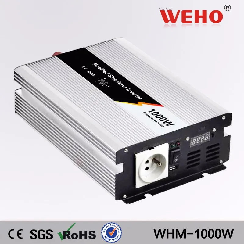 (WHM1000-121) 1000W modified sine wave inverter 12VDC to 110VAC 60Hz Solar inverter
(WHM1000-121) 1000W modified sine wave inverter 12VDC to 110VAC 60Hz Solar inverter