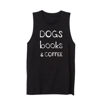 Womens Dogs Books and Coffee Dog Lover Gift Casual Tank Vest Sleveless Tops Shirts
Womens Dogs Books and Coffee Dog Lover Gift Casual Tank Vest Sleveless Tops Shirts