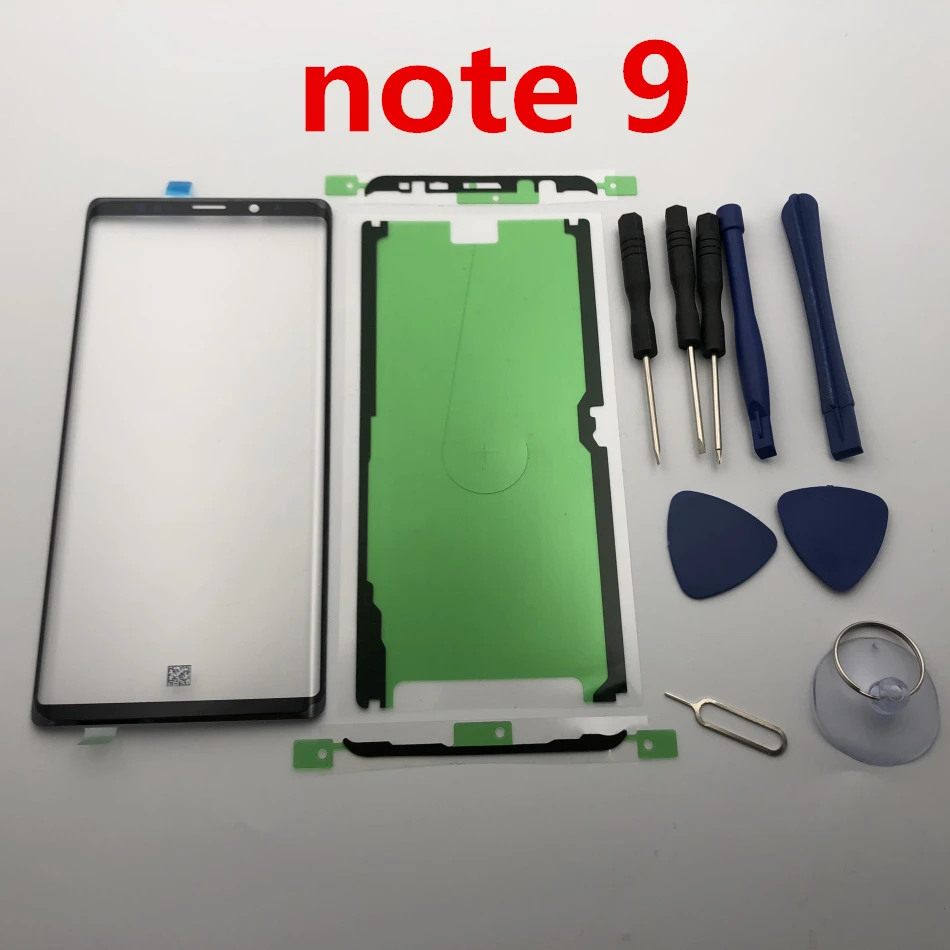 Front Outer Glass Lens Touch Screen Replacement for Samsung Galaxy Note9 Note 9 N960 N960F SM-N960F + Repair Tools & Adhesive
Front Outer Glass Lens Touch Screen Replacement for Samsung Galaxy Note9 Note 9 N960 N960F SM-N960F + Repair Tools & Adhesive