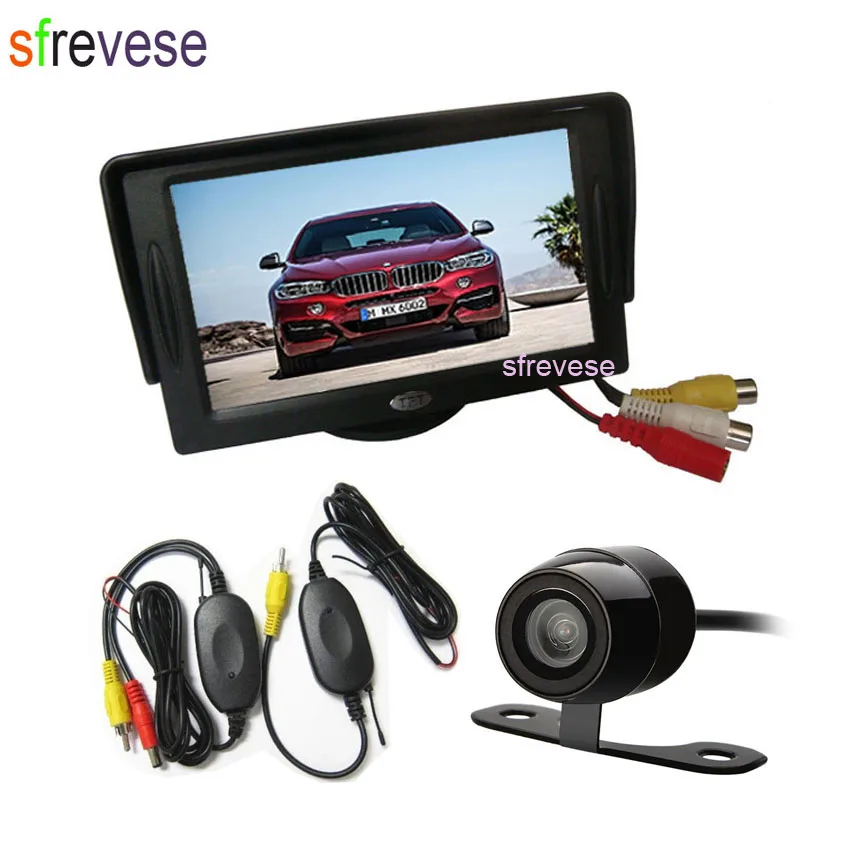 4.3" LCD Screen Monitor + Car Rear View Kit Wireless Mini Reversing Parking Backup Camera 170 Degree Wide Angle
4.3" LCD Screen Monitor + Car Rear View Kit Wireless Mini Reversing Parking Backup Camera 170 Degree Wide Angle