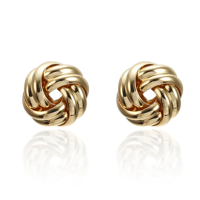 Style Simple Personality Metal Small Button Geometric Distortion Irregular Ear Nails Alternative Punk Wind Knotted Earrings
Style Simple Personality Metal Small Button Geometric Distortion Irregular Ear Nails Alternative Punk Wind Knotted Earrings