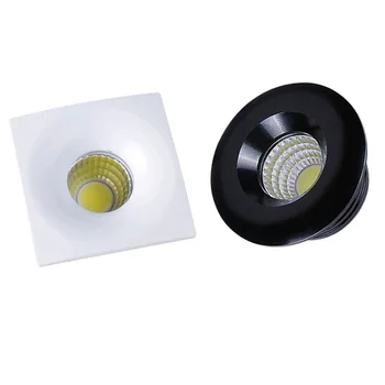 Round Square LED Mini COB Downlight Aluminum AC85-265V 3W Cabinet Lamp Recessed Ceiling Spot Lamp White Black
Round Square LED Mini COB Downlight Aluminum AC85-265V 3W Cabinet Lamp Recessed Ceiling Spot Lamp White Black