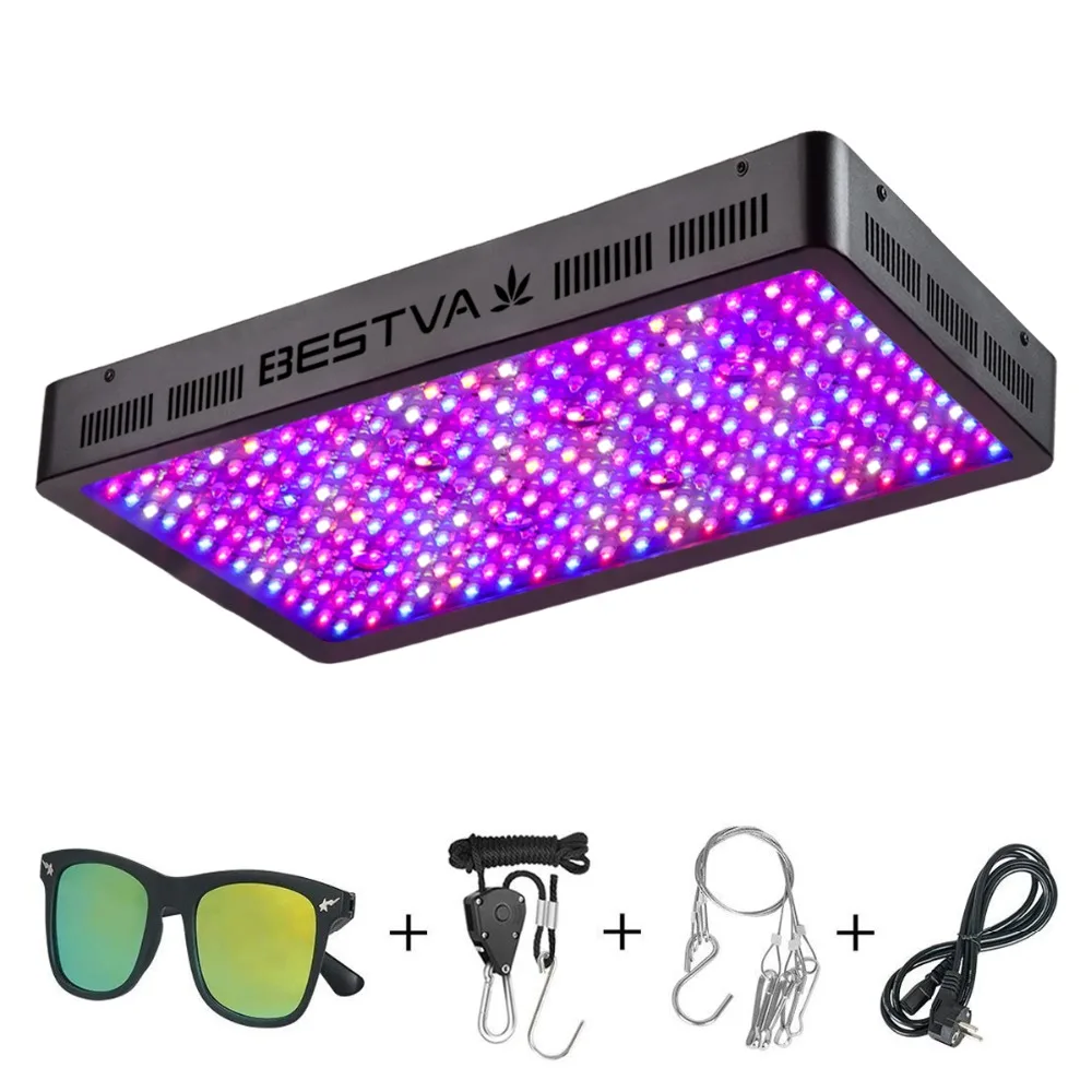 BestVA 3000W led grow light Full Spectrum veg bloom dual switch for indoor plants grow flowers seed greenhouse
BestVA 3000W led grow light Full Spectrum veg bloom dual switch for indoor plants grow flowers seed greenhouse