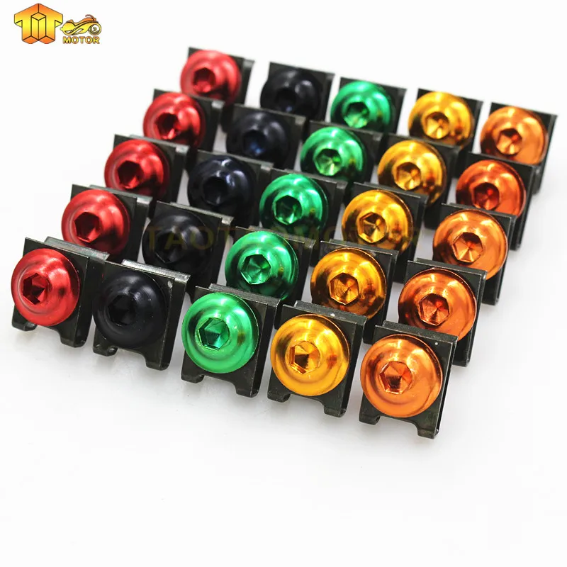 Universal Motorcycle Accessories 6mm Fairing Bolt Screw Fastener Fixation for Honda CBR 1000 RR CBR 600 RR Hornet 900 CB 1000R
Universal Motorcycle Accessories 6mm Fairing Bolt Screw Fastener Fixation for Honda CBR 1000 RR CBR 600 RR Hornet 900 CB 1000R
