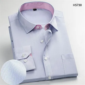 Men's Long-Sleeve Shirts Slim Business Casual Stripe Shirt Work Men Business Weddind Shirts Plaid Work Office Dress Shirts
Men's Long-Sleeve Shirts Slim Business Casual Stripe Shirt Work Men Business Weddind Shirts Plaid Work Office Dress Shirts