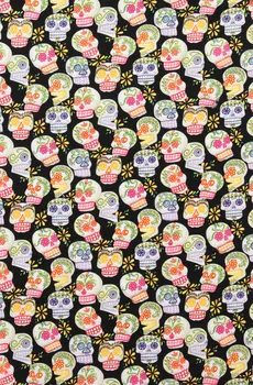 Leo & Lin Black Retro Multicolor Rock Skull Skeleton Cotton Fabric Patchwork Issuance 50cm
Leo & Lin Black Retro Multicolor Rock Skull Skeleton Cotton Fabric Patchwork Issuance 50cm