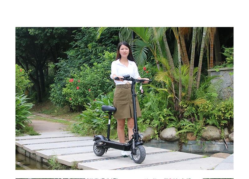 Sale electric scooter have a seat 11 inch tire 1200w 48V Adultes use 18Ah/26Ah 10