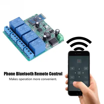 VBESTLIFE Mobile Phone Remote Control 12V 4 Channels Bluetooth Relay Switch Phone Control 10m Transmission Wireless Relay Module
VBESTLIFE Mobile Phone Remote Control 12V 4 Channels Bluetooth Relay Switch Phone Control 10m Transmission Wireless Relay Module