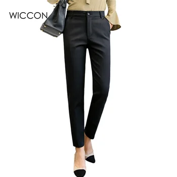 Spring New Solid Suit Pant Women High Waist Office Lady Zipper Pencil Pants Work Formal Wear Girls Trousers S-XXL Black Regular
Spring New Solid Suit Pant Women High Waist Office Lady Zipper Pencil Pants Work Formal Wear Girls Trousers S-XXL Black Regular