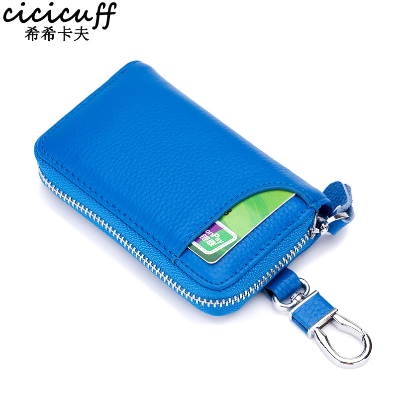 CICICUFF Made of Genuine Leather Car Key Bag Unisex Key Holder Housekeeper Keys Organizer Zipper Keychain Cover Case Pouch Purse
CICICUFF Made of Genuine Leather Car Key Bag Unisex Key Holder Housekeeper Keys Organizer Zipper Keychain Cover Case Pouch Purse