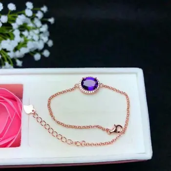 shilovem 925 sterling silver piezoelectric amethyst bracelets fine Jewelry women trendy party classic 8*10mm new bl081001agz 
shilovem 925 sterling silver piezoelectric amethyst bracelets fine Jewelry women trendy party classic 8*10mm new bl081001agz