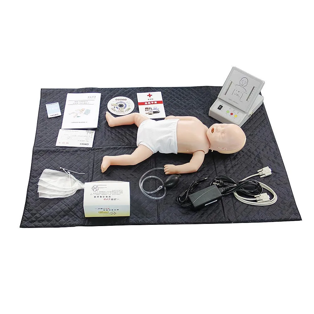 CPR160 CPR Simulator Medical First Aid Training infant airway obstruction and CPR model with controller and display
CPR160 CPR Simulator Medical First Aid Training infant airway obstruction and CPR model with controller and display