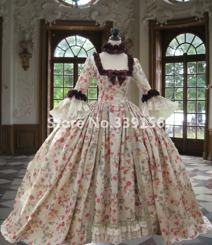 Rococo Historical Costumes Masquerade Dress 18th century Colonial Georgian Marie Antoinette Gown
Rococo Historical Costumes Masquerade Dress 18th century Colonial Georgian Marie Antoinette Gown