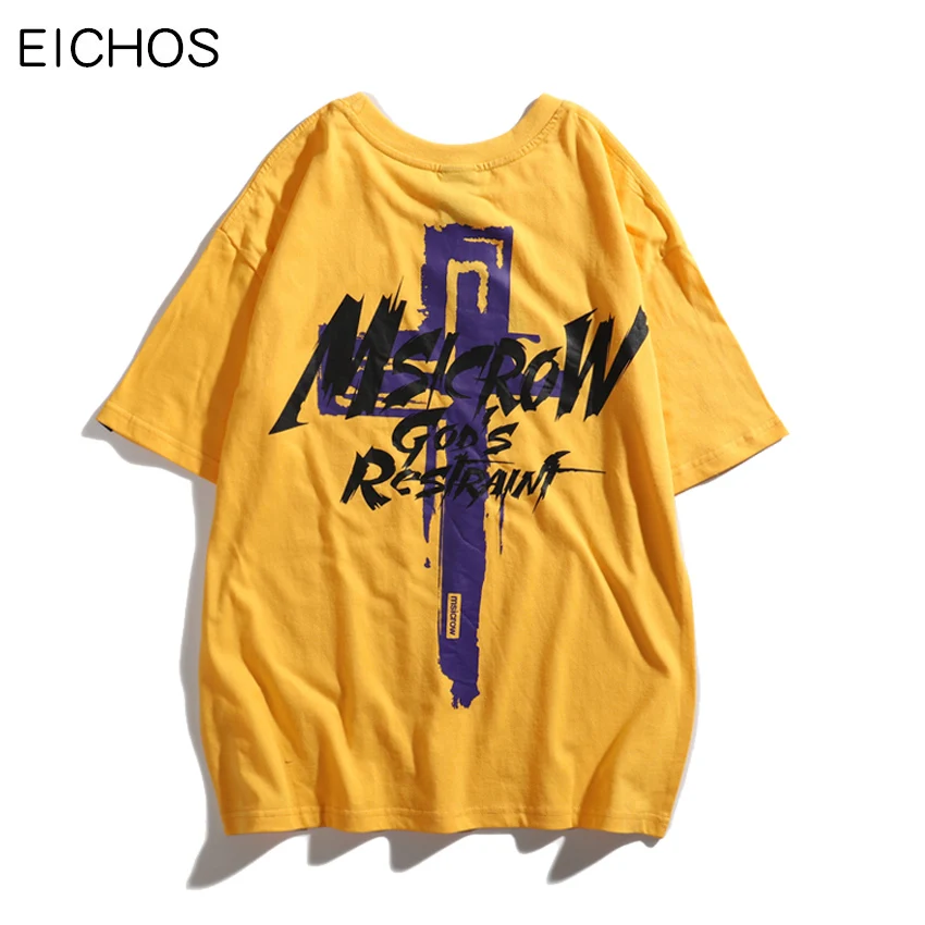 EICHOS Japanese Harajuku Style Cross T Shirts Streetwear 2019 Summer Short Sleeve Tshirts Male Fashion Cotton Top Tees
EICHOS Japanese Harajuku Style Cross T Shirts Streetwear 2019 Summer Short Sleeve Tshirts Male Fashion Cotton Top Tees