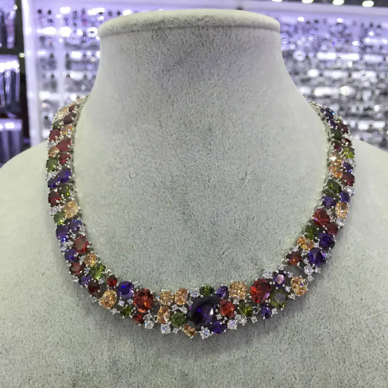 Newshe Multi Color Necklace Outdoor Rural Style Casual Fashion Jewelry Sets For Women Free Shipping
Newshe Multi Color Necklace Outdoor Rural Style Casual Fashion Jewelry Sets For Women Free Shipping