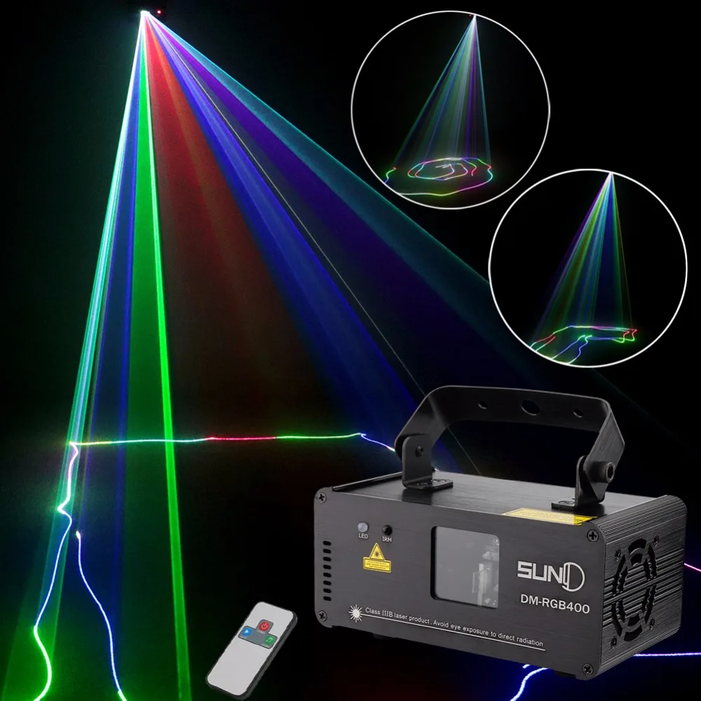SUNY Remote DMX 400mW RGB Laser Stage Lighting Flash Scanner DM DJ Dance Xmas Show Effect Projector Fantastic PRO Disco KTV
SUNY Remote DMX 400mW RGB Laser Stage Lighting Flash Scanner DM DJ Dance Xmas Show Effect Projector Fantastic PRO Disco KTV