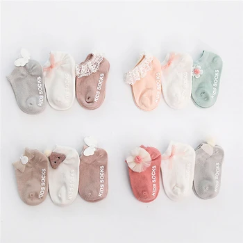Girl Boy Socks Angel Wings Children Kids Non-slip Cotton 3 Pair Short Socks New Sweet Baby Girl Socks Flower Decor Ankle Socks
Girl Boy Socks Angel Wings Children Kids Non-slip Cotton 3 Pair Short Socks New Sweet Baby Girl Socks Flower Decor Ankle Socks