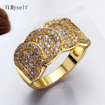 Top Grade Gold-Color Rings AAA Cubic zirconia Luxury Copper Jewelry Jewellery Women's Fashion Accessories
Top Grade Gold-Color Rings AAA Cubic zirconia Luxury Copper Jewelry Jewellery Women's Fashion Accessories