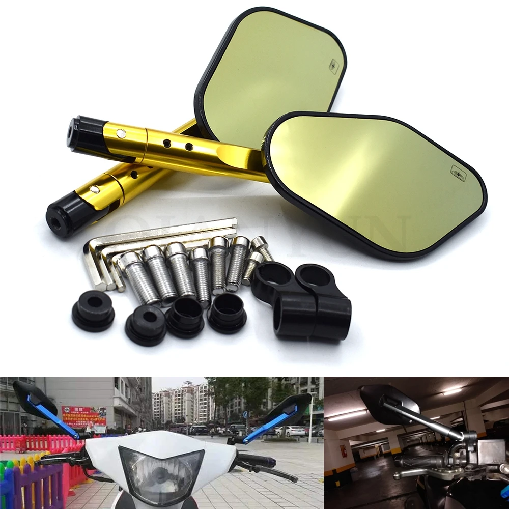 For Kawasaki ZZR600 ZX6R ZX6RR ZX9R ZX10R Z1000 ZX12R New universal motorcycle 8mm 10mm CNC aluminum motorcbike rearview mirror
For Kawasaki ZZR600 ZX6R ZX6RR ZX9R ZX10R Z1000 ZX12R New universal motorcycle 8mm 10mm CNC aluminum motorcbike rearview mirror