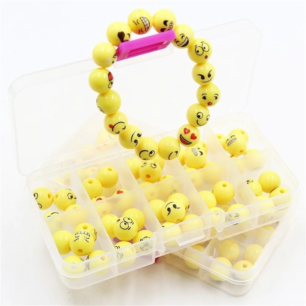 1 Pcs DIY Beaded Jewelry Sided Acrylic Emoji Bead Bracelet Smiley Face (Color: Yellow) Learning and Education for Kids
1 Pcs DIY Beaded Jewelry Sided Acrylic Emoji Bead Bracelet Smiley Face (Color: Yellow) Learning and Education for Kids