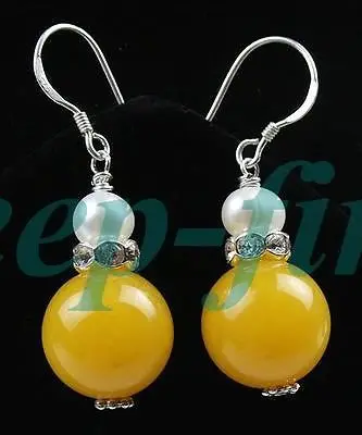 Free shipping PRETTY WHITE FRESHWATER PEARL Yellow 14mm JADE DANGLE EARRINGS 6.10
Free shipping PRETTY WHITE FRESHWATER PEARL Yellow 14mm JADE DANGLE EARRINGS 6.10