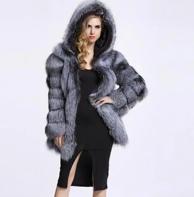 2018 New Hot Sale thick winter hooded jacket warm imitation fur coat high-quality imitation fox coat large size women Overcoat
2018 New Hot Sale thick winter hooded jacket warm imitation fur coat high-quality imitation fox coat large size women Overcoat