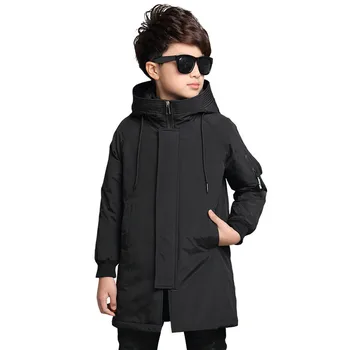 2019 Winter Baby Boy Fleece Thick Warm Overcoat Jacket Kids Hooded Long clothes Windproof Outerwear Children Cotton Coat Q25
2019 Winter Baby Boy Fleece Thick Warm Overcoat Jacket Kids Hooded Long clothes Windproof Outerwear Children Cotton Coat Q25