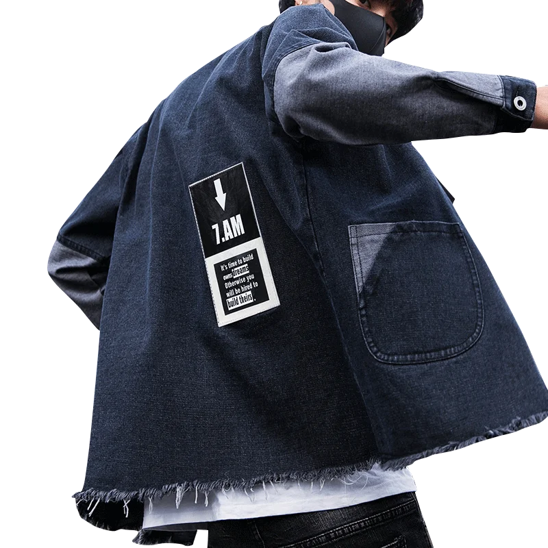 2019 New Denim Jacket Mens Patchwork Printed Spring Autumn Casual Coats Fashion Jean Jackets Outwear Male Cowboy
2019 New Denim Jacket Mens Patchwork Printed Spring Autumn Casual Coats Fashion Jean Jackets Outwear Male Cowboy