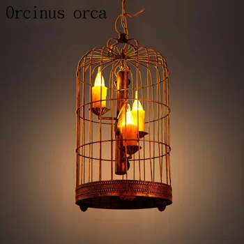 Chinese village retro iron birdcage chandelier tea bar balcony Mediterranean antique Chandelier free shipping
Chinese village retro iron birdcage chandelier tea bar balcony Mediterranean antique Chandelier free shipping