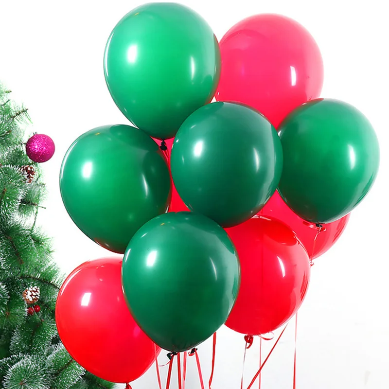 5/10/30pcs 10-Inch Latex Balloons Green Red Christmas Baloons Party Birthday Decorations Supplies Baby shower New Year Decor
5/10/30pcs 10-Inch Latex Balloons Green Red Christmas Baloons Party Birthday Decorations Supplies Baby shower New Year Decor