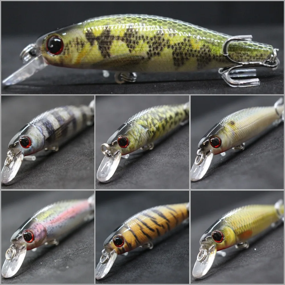 wLure 9g 8cm 0.5 Meter Depth Lifelike Painting 2 Black Nickle #8 Cutting Blade Hooks 3D Hard Eyes Minnow Fishing Lure M606
wLure 9g 8cm 0.5 Meter Depth Lifelike Painting 2 Black Nickle #8 Cutting Blade Hooks 3D Hard Eyes Minnow Fishing Lure M606