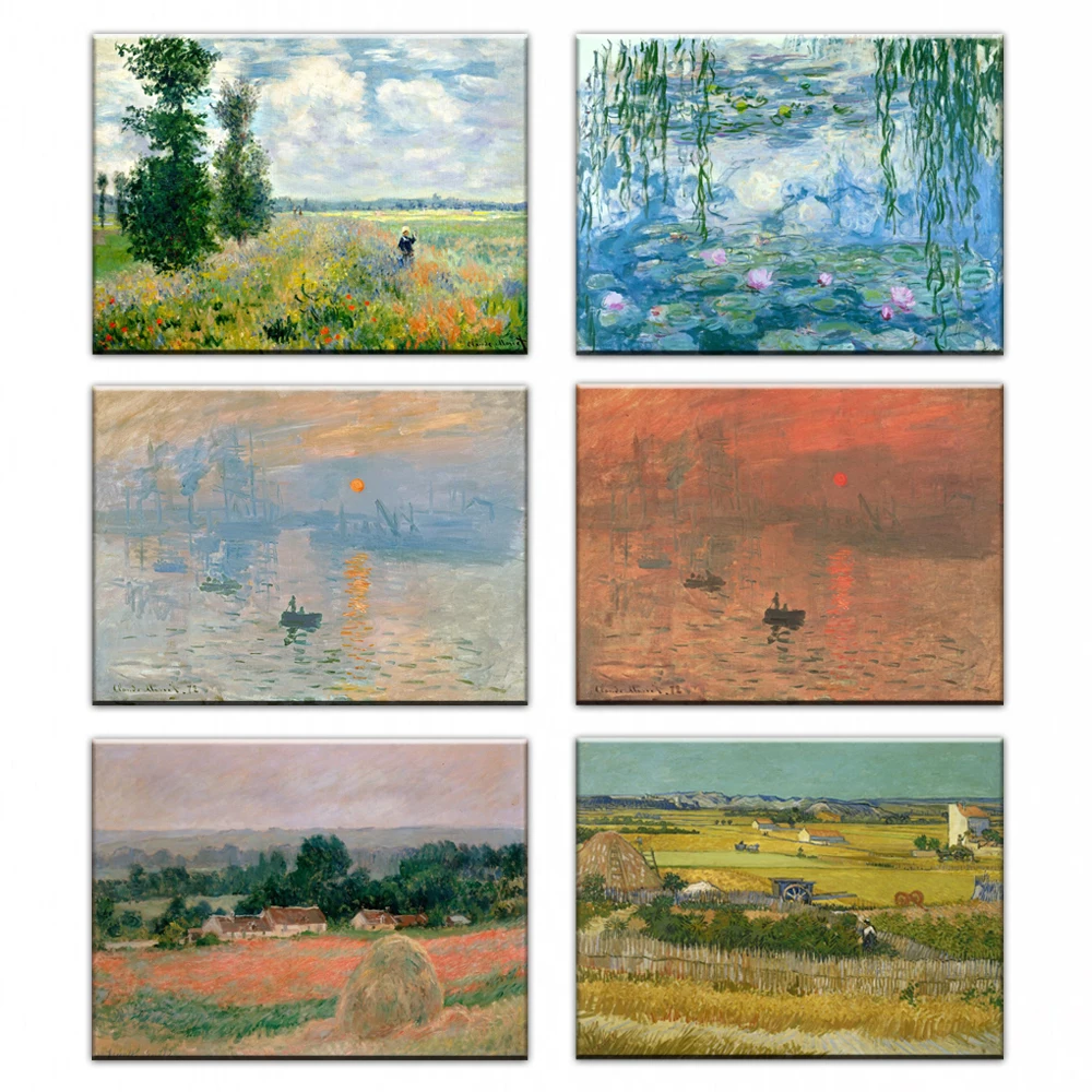 Home Decor simulation oil Painting Van gogh Monet impression painting pictures Printing on the canvas DM19011611B
Home Decor simulation oil Painting Van gogh Monet impression painting pictures Printing on the canvas DM19011611B