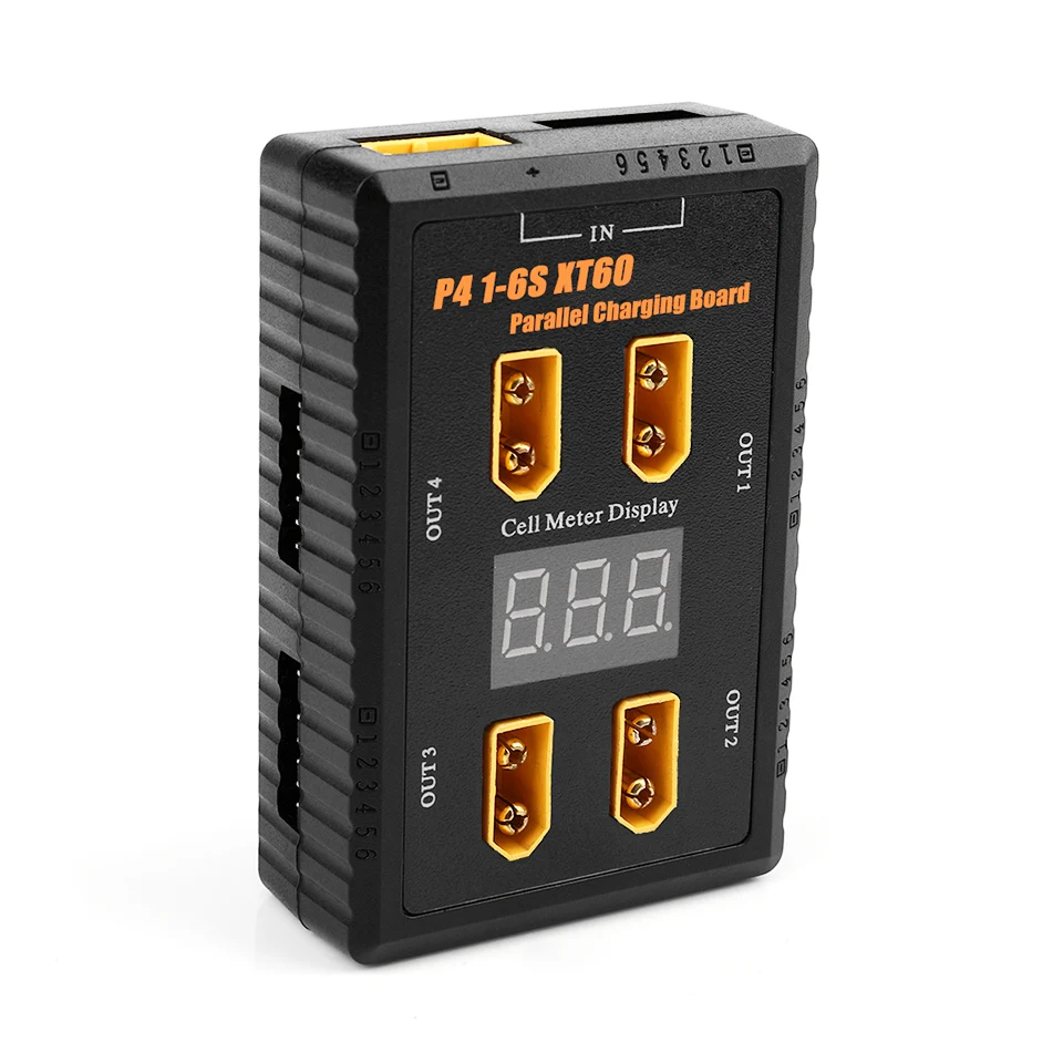 P4 1-6S Safe Parallel Board XT60 Plug Parallel Charging Board for imax B6 B6AC B8 VS ISDT PC-4860 for RC Drone 1-6S LiPo Battery
P4 1-6S Safe Parallel Board XT60 Plug Parallel Charging Board for imax B6 B6AC B8 VS ISDT PC-4860 for RC Drone 1-6S LiPo Battery