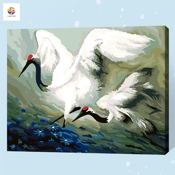 Frameless Digital Painting By Number Flying Crane Lover Acrylic Paint Abstract Modern Wall Art Canvas Painting For Home Deco 
Frameless Digital Painting By Number Flying Crane Lover Acrylic Paint Abstract Modern Wall Art Canvas Painting For Home Deco