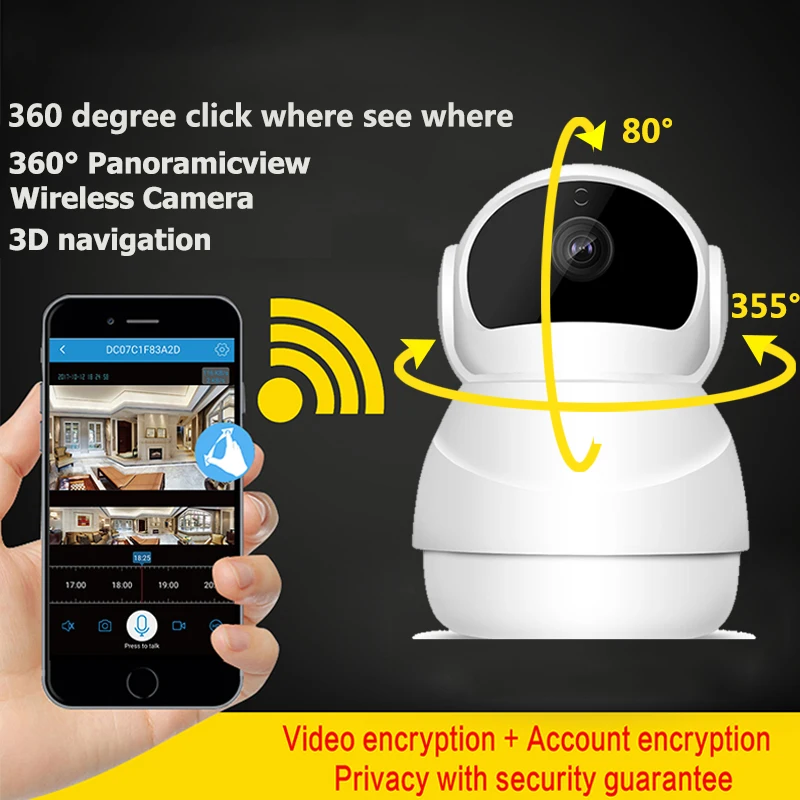 Gzszmm IP Camera WIF Wireless Home Security Cameras Night Vision Mini Cameras IP HD 1080p Baby Monitoring Cam Detection
Gzszmm IP Camera WIF Wireless Home Security Cameras Night Vision Mini Cameras IP HD 1080p Baby Monitoring Cam Detection