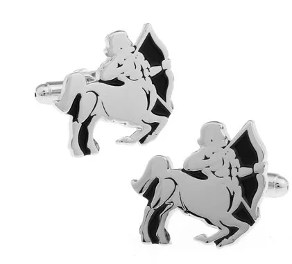 iGame Factory Price Retail Men's Cufflinks Silver Color Brass Material Sagittarius Design Cuff Links
iGame Factory Price Retail Men's Cufflinks Silver Color Brass Material Sagittarius Design Cuff Links