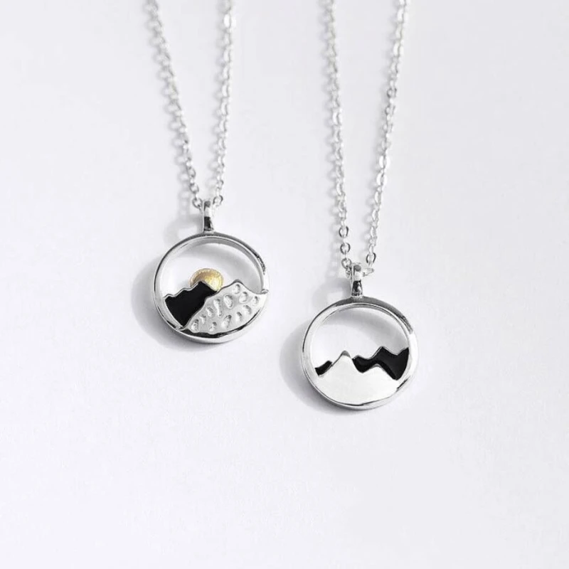 Sunrise Sunset Clavicle Chain Simple Couple Gift 925 Sterling Silver Temperament Personality Female Necklace SNE319
Sunrise Sunset Clavicle Chain Simple Couple Gift 925 Sterling Silver Temperament Personality Female Necklace SNE319