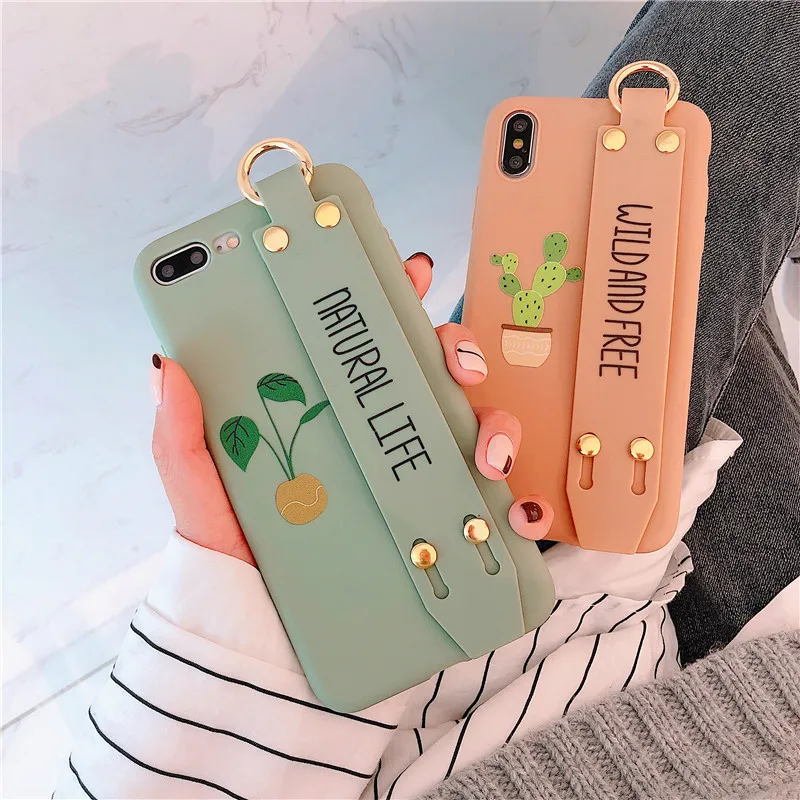 Cactus Phone Case For iphone XS Max X XR 8 7 6 6S Plus Cover Wrist Strap Hand Band Cases Soft TPU Silicone Coque Stand Capa
Cactus Phone Case For iphone XS Max X XR 8 7 6 6S Plus Cover Wrist Strap Hand Band Cases Soft TPU Silicone Coque Stand Capa