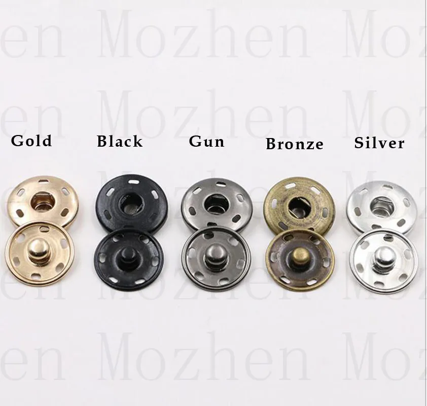 Metal Round Press Studs Snap Fasteners Sewing Buttons DIY Garment Accessorie 8.5 10 12 15 17 19 21 23 25 30mm 100 sets/lots
Metal Round Press Studs Snap Fasteners Sewing Buttons DIY Garment Accessorie 8.5 10 12 15 17 19 21 23 25 30mm 100 sets/lots