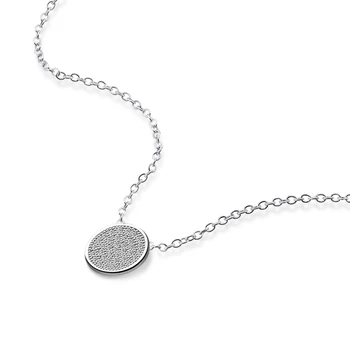 New 925 Sterling Silver Necklace Girl Simple Round Pendant Women's Jewelry Silver Clavicle Chain Silver Jewelry present
New 925 Sterling Silver Necklace Girl Simple Round Pendant Women's Jewelry Silver Clavicle Chain Silver Jewelry present