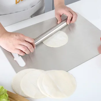 1 PC Kitchen 304 Stainless Steel Rolling Pin Surface Pressed Dumpling Skin Dumpling House Noodles Stick 22.5X 2.8 Cm 3 Requests
1 PC Kitchen 304 Stainless Steel Rolling Pin Surface Pressed Dumpling Skin Dumpling House Noodles Stick 22.5X 2.8 Cm 3 Requests
