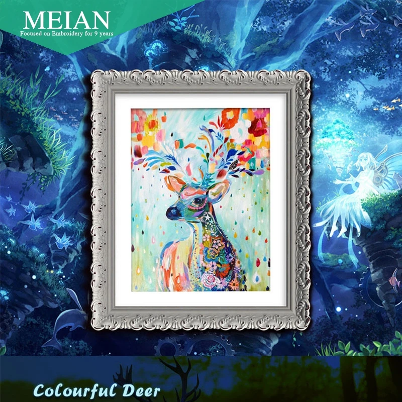 3D DIY Diamond Embroidery,5D Diamond painting,Diamonds mosaic Animal Colorful Deer full rhinestone cross stitch,Christmas,decor
3D DIY Diamond Embroidery,5D Diamond painting,Diamonds mosaic Animal Colorful Deer full rhinestone cross stitch,Christmas,decor